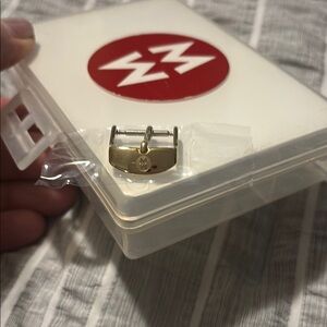 Michele watch replacement buckle 16mm gold plated. Pin included Price per piece